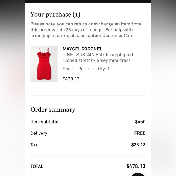 MAYGEL CORONEL
Estribo appliquéd ruched stretch-jersey mini dress. Worn once - Picture 6 of 6